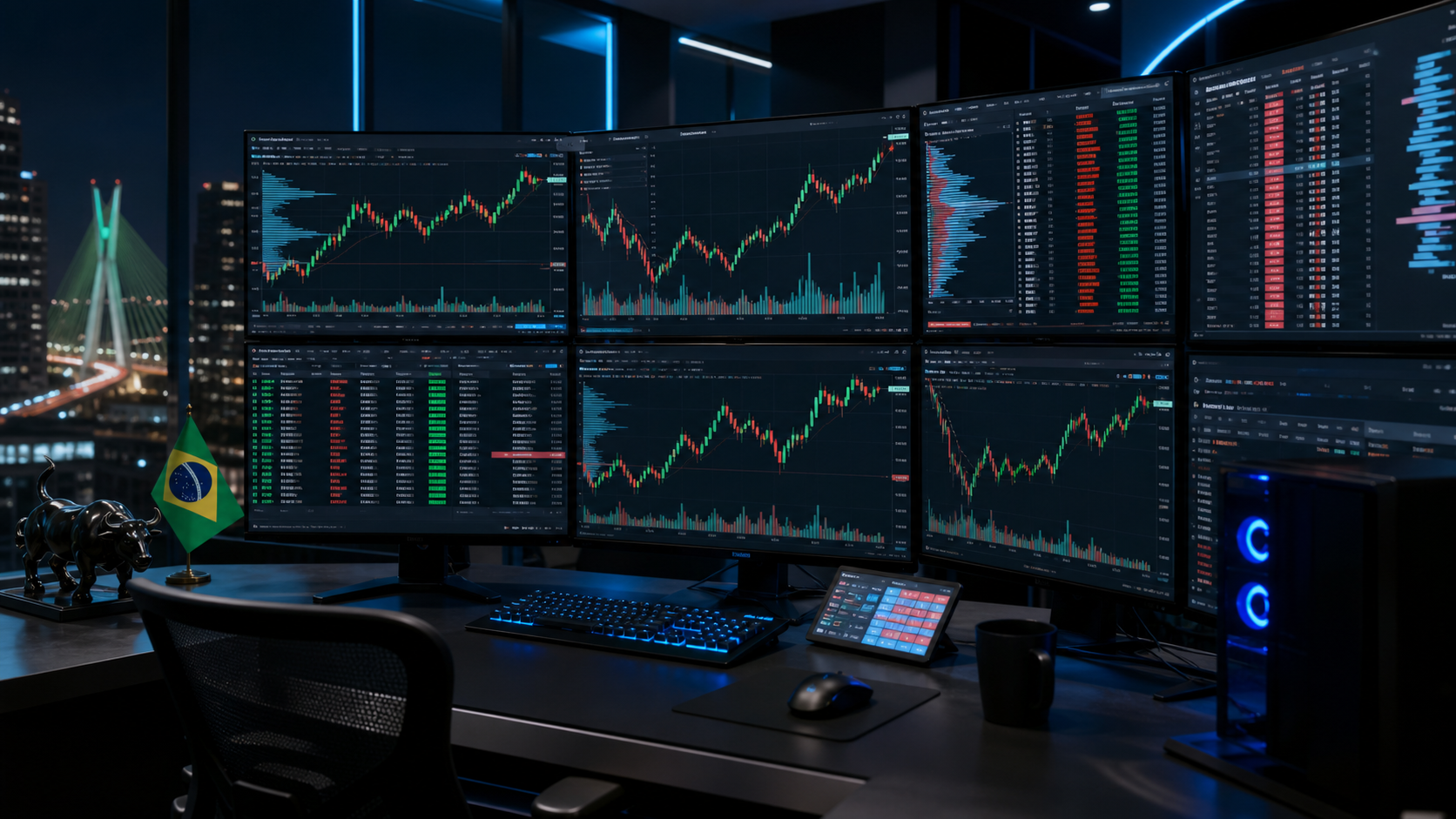 Correlação WIN e WDO: lendo o viés do fluxo no day trade