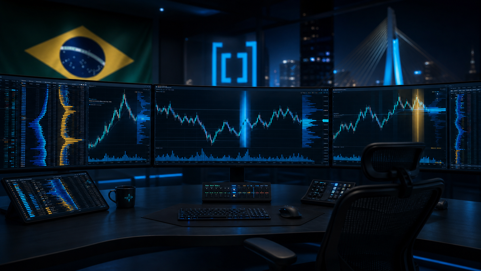Leilões B3 WIN WDO: assimetria de fluxo no day trade